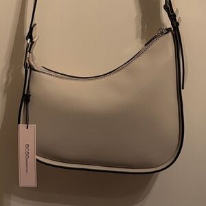 Elegant Beige BCBG Crossbody Bag